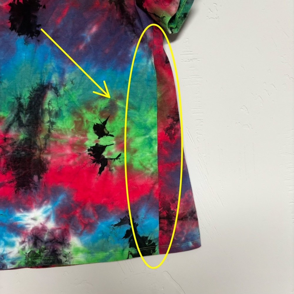 Zumiez a.Lab Women’s Colorful Tie-Dye Graphic T-Shirt - Picture 8 of 10